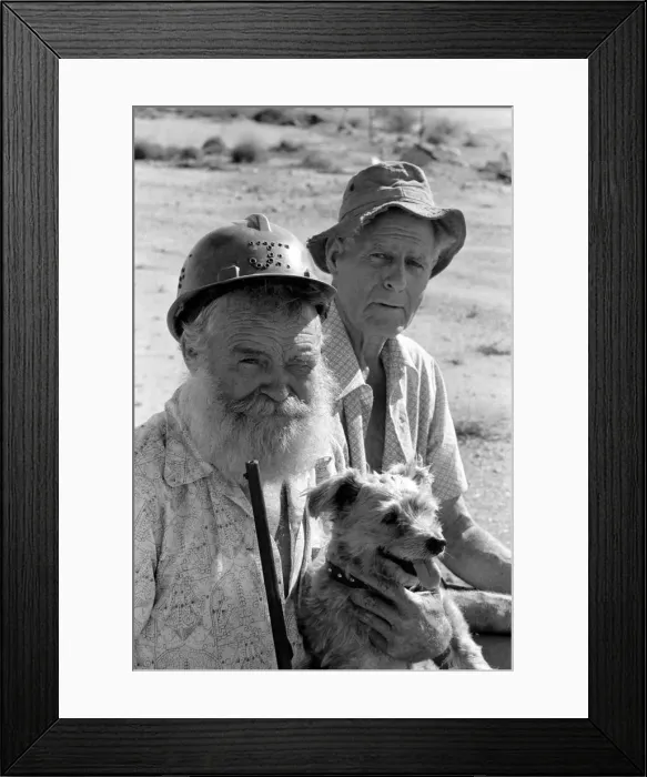 Framed Print : Outback: Rural: Marble Bar Western Australia: 68 year old Ken Macpherson with his dog 13 Framed Print : Outback: Rural: Marble Bar Western Australia: 68 year old Ken Macpherson with his dog 13