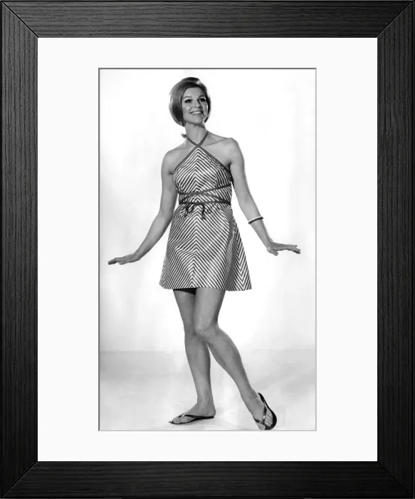 Framed Print : Here is a dazzling tie-up with real razz-ma-tazz stripe appeal
