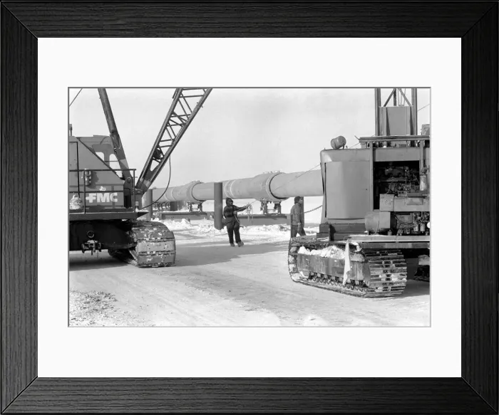 Framed Print : Prudhoe Bay Alaska. April 1977 77-02128-001 Framed Print : Prudhoe Bay Alaska. April 1977 77-02128-001