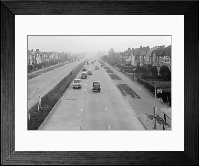 Framed Print : Traffic on the Kingston By-pass 13th April 1958 Local Caption watscan Framed Print : Traffic on the Kingston By-pass 13th April 1958 Local Caption watscan