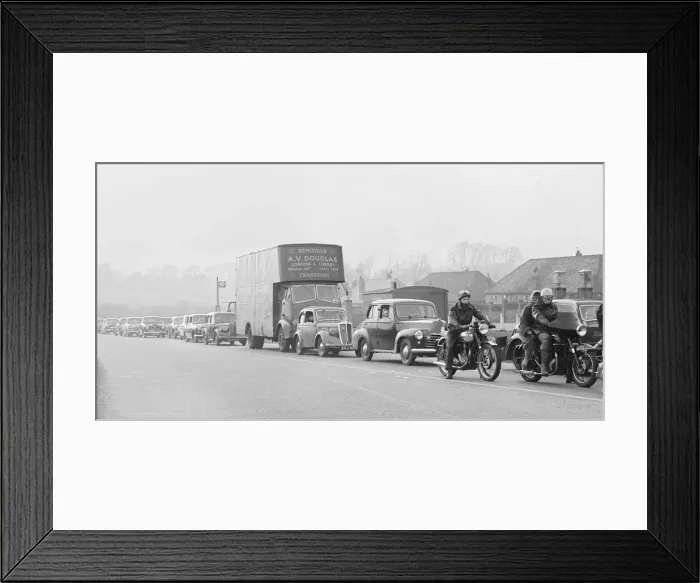 Framed Print : Traffic on the Kingston By-pass 13th April 1958 Local Caption watscan Framed Print : Traffic on the Kingston By-pass 13th April 1958 Local Caption watscan