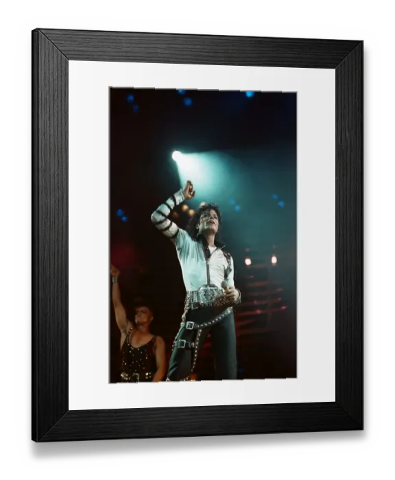 Framed Print : Michael Jackson in concert at Wembley performing in front of HRH Diana Princess of Wales Framed Print : Michael Jackson in concert at Wembley performing in front of HRH Diana Princess of Wales