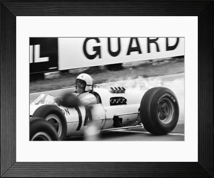 Framed Print : Filming of MGN film Grand Prix at Brands Hatch in Kent July 1966 Framed Print : Filming of MGN film Grand Prix at Brands Hatch in Kent July 1966