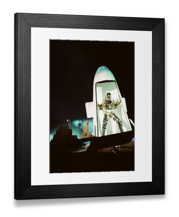 Framed Print : Michael Jackson seen here on stage in Prague. 8th September 1996 Framed Print : Michael Jackson seen here on stage in Prague. 8th September 1996