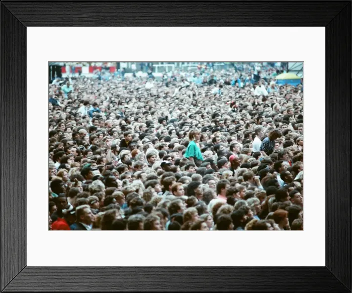 Framed Print : Michael Jackson can be seen performing on stage at Wembley during the Bad concert tour Framed Print : Michael Jackson can be seen performing on stage at Wembley during the Bad concert tour