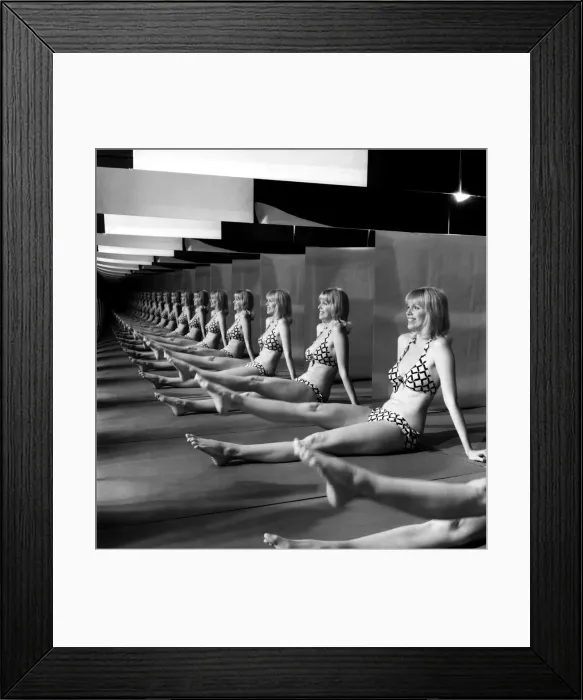 Framed Print : Photography / Mirror / Unusual. Model Nancy Lee. March 1975 75-01252-002 Framed Print : Photography / Mirror / Unusual. Model Nancy Lee. March 1975 75-01252-002