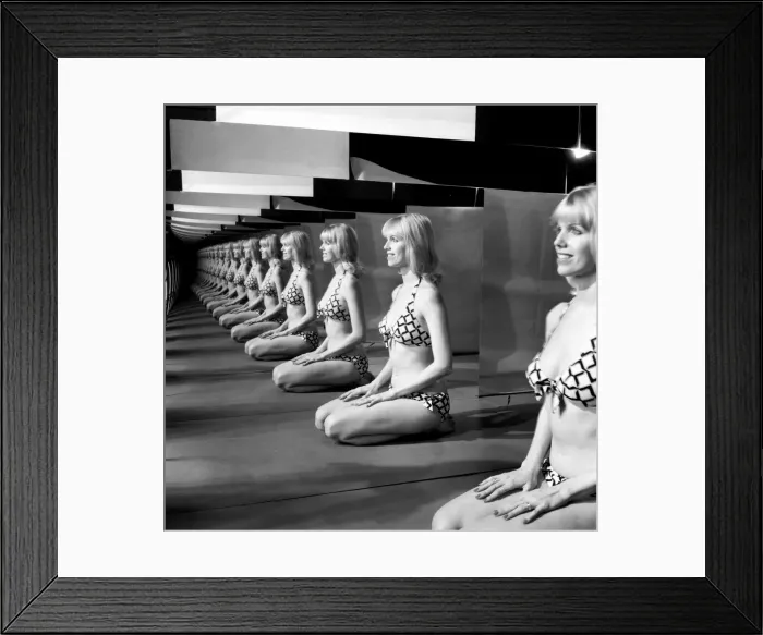 Framed Print : Photography / Mirror / Unusual. Model Nancy Lee. March 1975 75-01252-006 Framed Print : Photography / Mirror / Unusual. Model Nancy Lee. March 1975 75-01252-006