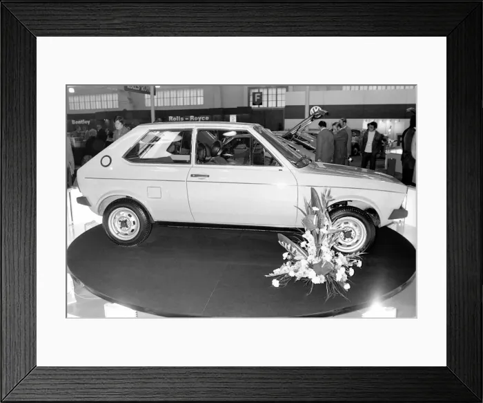 Framed Print : Volkswagen Golf Mk. 1 at the Geneva Motor Show. March 1975 75-01419-007 Framed Print : Volkswagen Golf Mk. 1 at the Geneva Motor Show. March 1975 75-01419-007