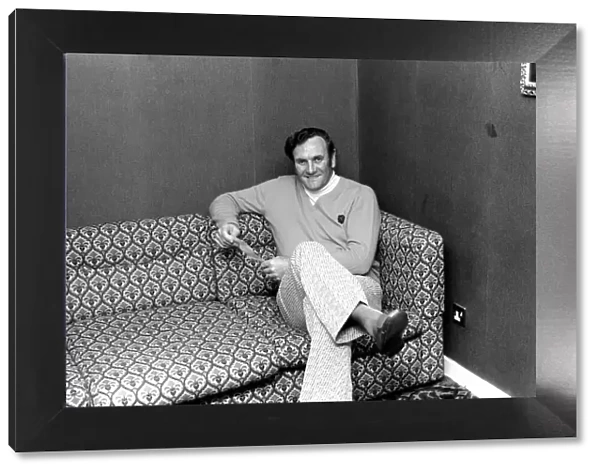 England team at hotel: Don Revie relaxes after naming the England team