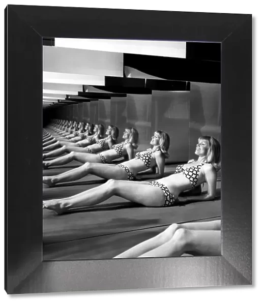 Photography  /  Mirror  /  Unusual. Model Nancy Lee. March 1975 75-01252-005