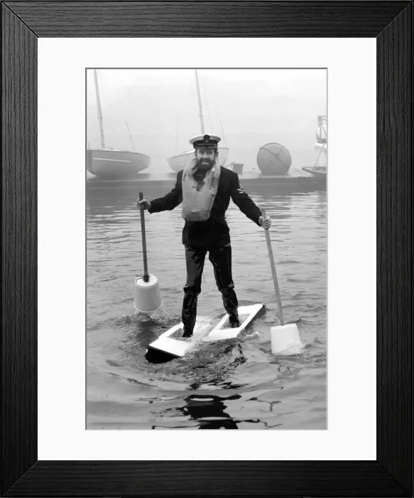 Framed Print : Petty officer Alan Hogarth on skis. Petty officer Alan Hogarth 33 Framed Print : Petty officer Alan Hogarth on skis. Petty officer Alan Hogarth 33