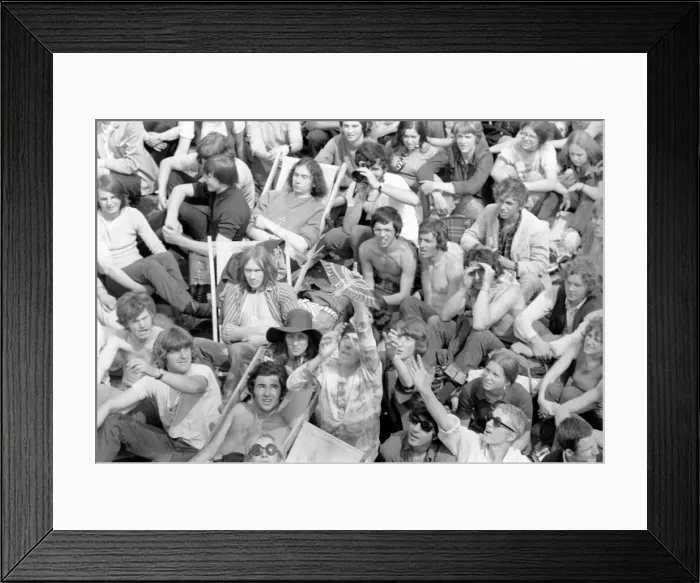 Framed Print : Hyde Park Pop Festival. July 1970 70-6854-012 Framed Print : Hyde Park Pop Festival. July 1970 70-6854-012