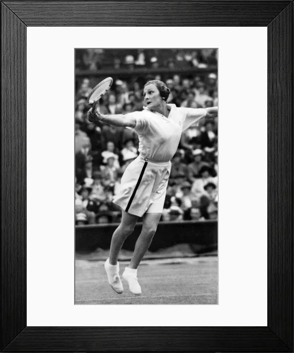 Framed Print : Coming to England? e Miss. Helen Jacobs, the Wimbledon champion