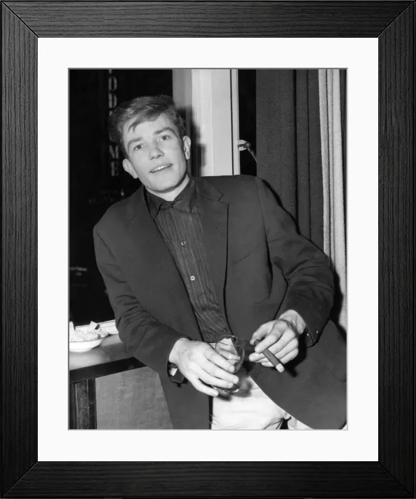 Framed Print : Albert Finney at the premeire party for their new film