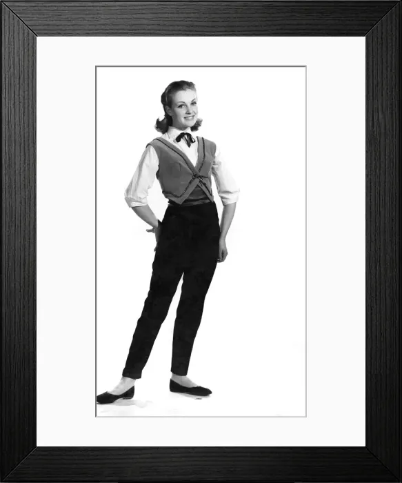 Framed Print : Reveille Fashions: Roma Reeves modelling slacks and a tailored waistcoat Framed Print : Reveille Fashions: Roma Reeves modelling slacks and a tailored waistcoat