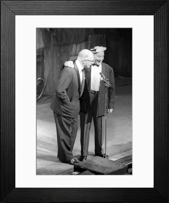 Framed Print : Bud Flanagan and the last Crazy Gang show May 1962