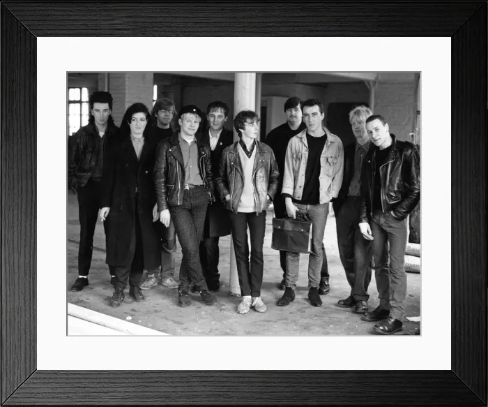 Framed Print : The founding members of the Riverside Entretainments project for young people