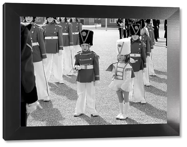 Children: Passing Out Parade: General views during the march past