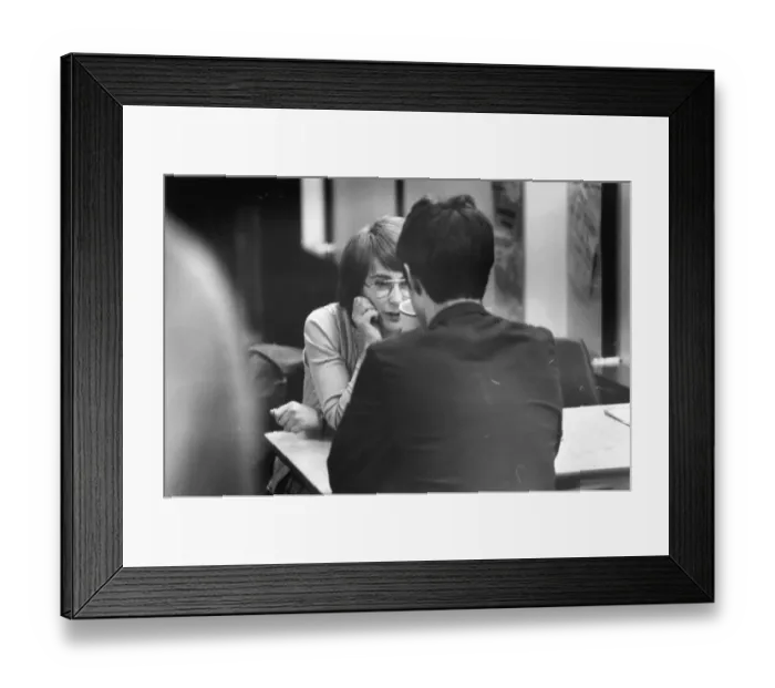 Framed Print : Teenagers enjoy the social side of a Youth Club, chatting and reading Framed Print : Teenagers enjoy the social side of a Youth Club, chatting and reading
