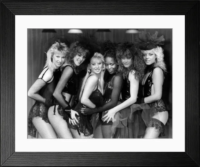 Framed Print : Getting together for the raunchiest dance show in Blackpool are Private Collection Framed Print : Getting together for the raunchiest dance show in Blackpool are Private Collection