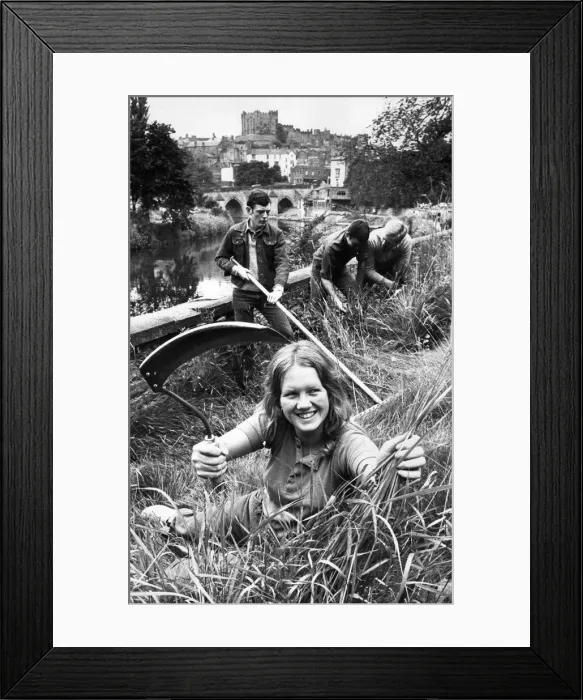 Framed Print : Alison Curry, a Northumberland police cadet, and some of her colleagues Framed Print : Alison Curry, a Northumberland police cadet, and some of her colleagues