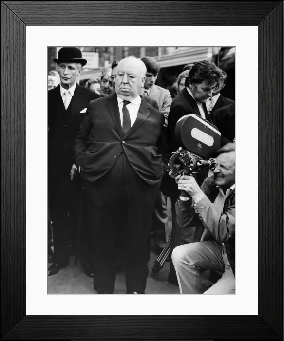 Framed Print : Alfred Hitchcock British film director 1971gqmagazineusa gqmagazineusa gqmagazineusa