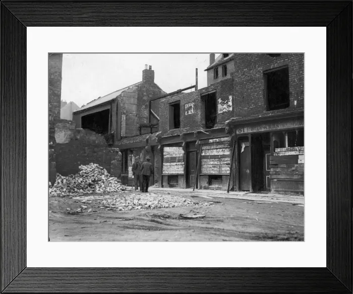 Framed Print : Derelict housing in an area of Clive Street, North Shields Framed Print : Derelict housing in an area of Clive Street, North Shields