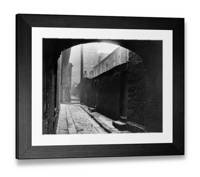 Framed Print : Slum housing in an area of Newcastle Framed Print : Slum housing in an area of Newcastle