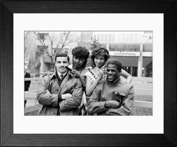 Framed Print : Boxer Errol Christie. 6th March 1984 Framed Print : Boxer Errol Christie. 6th March 1984