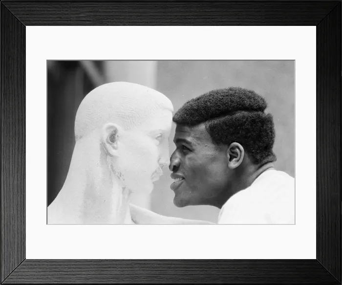 Framed Print : Boxer Errol Christie. 9th June 1983 Framed Print : Boxer Errol Christie. 9th June 1983
