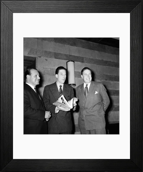 Framed Print : George Henry Hubert Lascelles, 7th Earl of Harewood (center Framed Print : George Henry Hubert Lascelles, 7th Earl of Harewood (center