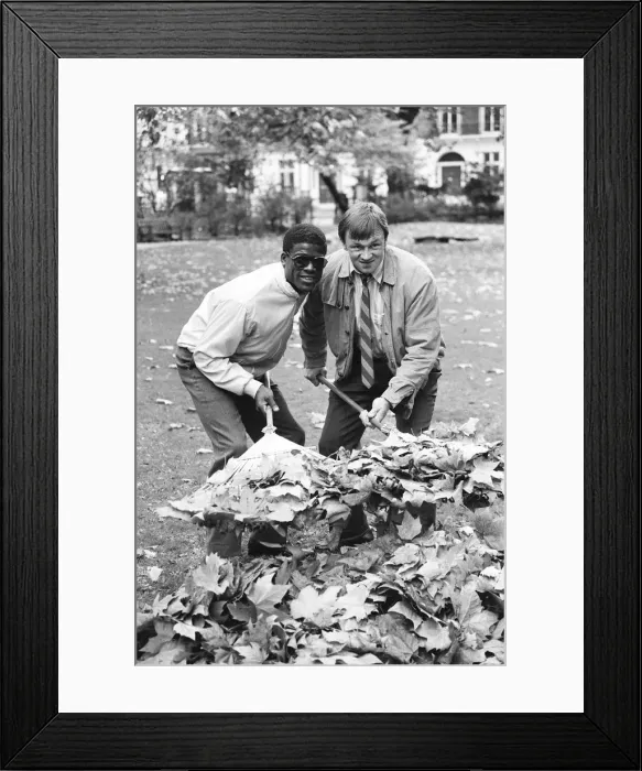 Framed Print : Boxers Errol Christie and Tony Sibson. 30th October 1986 Framed Print : Boxers Errol Christie and Tony Sibson. 30th October 1986