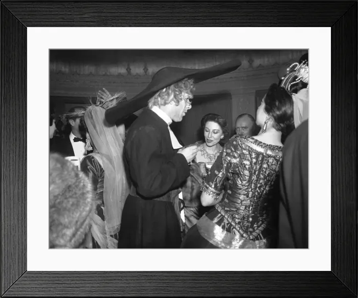 Framed Print : George Henry Hubert Lascelles, 7th Earl of Harewood, attends the Opera Ball Framed Print : George Henry Hubert Lascelles, 7th Earl of Harewood, attends the Opera Ball