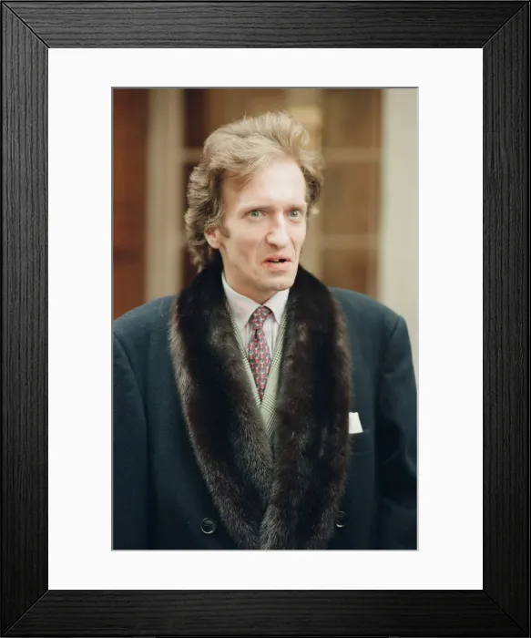 Framed Print : John Hervey, the seventh Marquess of Bristol, leaves St Marys Hospital in Paddington Framed Print : John Hervey, the seventh Marquess of Bristol, leaves St Marys Hospital in Paddington