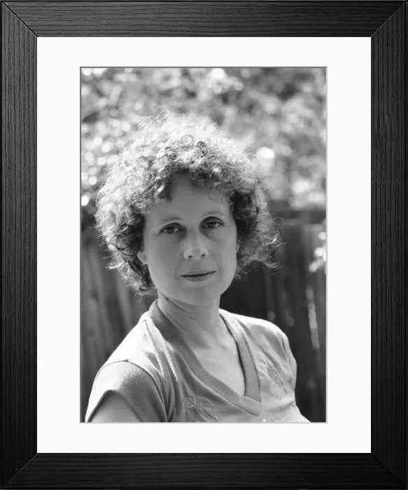 Framed Print : Aeronwy Thomas-Ellis daughter of poet Dylan Thomas pictured at home in New Malden Surrey Framed Print : Aeronwy Thomas-Ellis daughter of poet Dylan Thomas pictured at home in New Malden Surrey