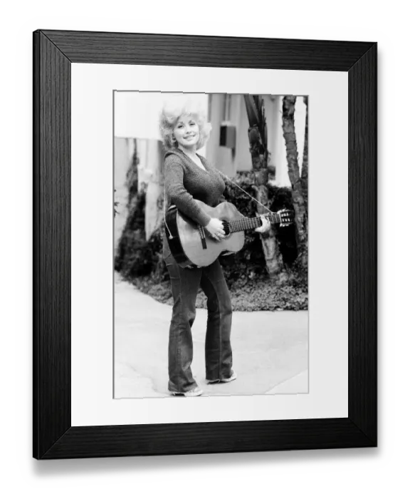 Framed Print : Country & Western singer Dolly Parton pictured in Los Angeles. 10th March 1980