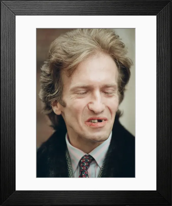 Framed Print : John Hervey, the seventh Marquess of Bristol, leaves St Marys Hospital in Paddington Framed Print : John Hervey, the seventh Marquess of Bristol, leaves St Marys Hospital in Paddington