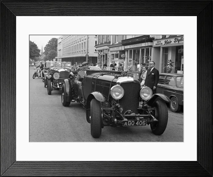 Framed Print : The Bentley Rally run by the Bentley Drivers Club and Shell to mark 50 years of Framed Print : The Bentley Rally run by the Bentley Drivers Club and Shell to mark 50 years of