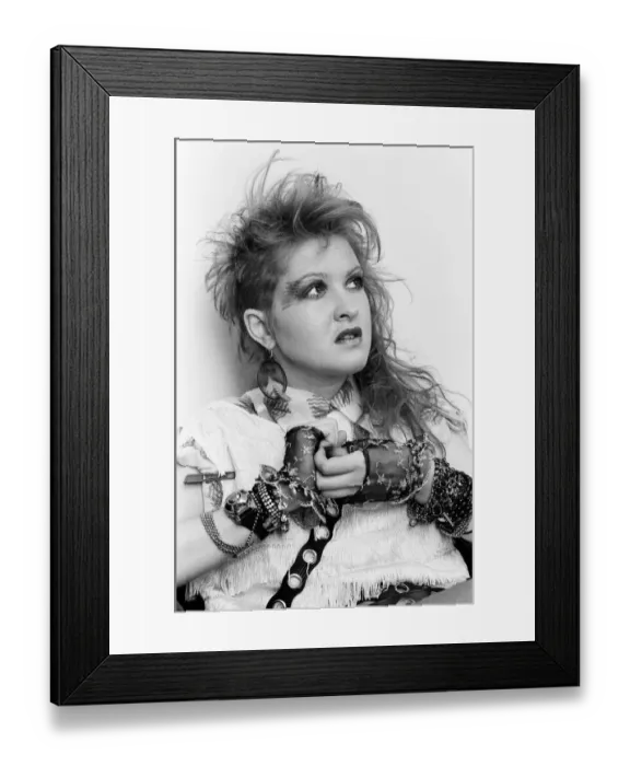 Framed Print : Cyndi Lauper (30) american singer songwriter pictured May 1984 Framed Print : Cyndi Lauper (30) american singer songwriter pictured May 1984
