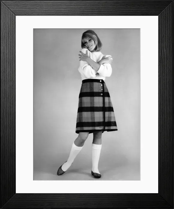 Framed Print : Reveille Fashions 1965: Marilyn Rickards. October 1965 P007765 Framed Print : Reveille Fashions 1965: Marilyn Rickards. October 1965 P007765