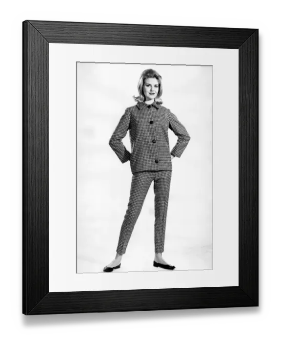 Framed Print : Reveille Fashions 1964: Maureen Walker. January 1964 P007804 Framed Print : Reveille Fashions 1964: Maureen Walker. January 1964 P007804