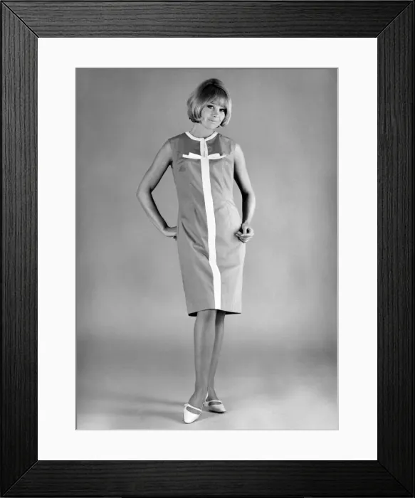 Framed Print : Reveille Fashions 1965: Marilyn Rickards. June 1965 P007767 Framed Print : Reveille Fashions 1965: Marilyn Rickards. June 1965 P007767