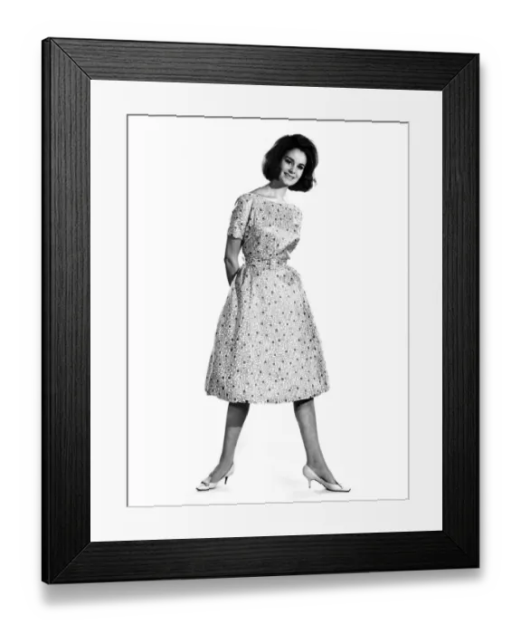 Framed Print : Reveille Fashions 1963. Christina Gregg. March 1963 P007699 Framed Print : Reveille Fashions 1963. Christina Gregg. March 1963 P007699