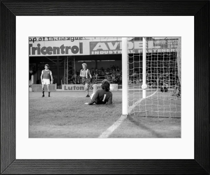 Framed Print : Luton Town. vs. Arsenal. Pat Jennings. August 1977 77-04352-042