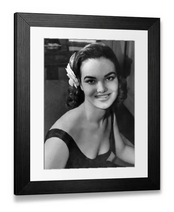 Framed Print : Portrait of Henrietta Tiarks, daughter of wealthy city Banker, Henry Tiarks