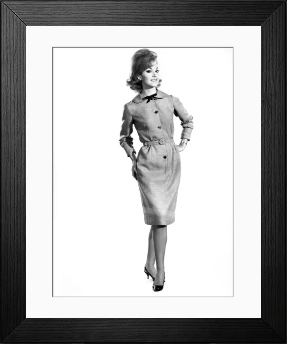 Framed Print : Reveille Fashions 1963: Ann Roberts. October 1963 P007675 Framed Print : Reveille Fashions 1963: Ann Roberts. October 1963 P007675