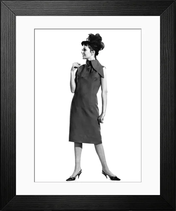 Framed Print : Reveille Fashions: Meriel Weston. April 1963 P007646 Framed Print : Reveille Fashions: Meriel Weston. April 1963 P007646