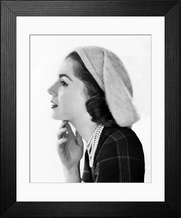 Framed Print : Reveille Fashions: Pat Goddard. February 1961 P006883 Framed Print : Reveille Fashions: Pat Goddard. February 1961 P006883