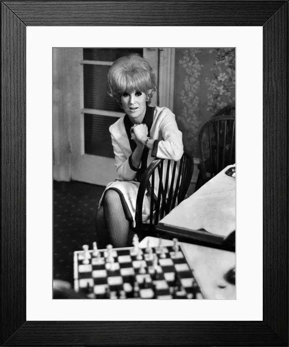 Framed Print : Dusty Springfield gets to the top of the pops with her latest record You Don