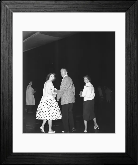 Framed Print : American rock and roll singer Jerry Lee Lewis with his thirteen year old wife Myra (right Framed Print : American rock and roll singer Jerry Lee Lewis with his thirteen year old wife Myra (right